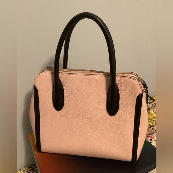 Kate Spade Satchel. Pink/black. - Picture 2 of 5